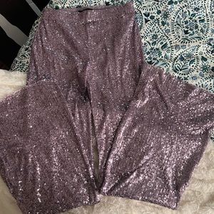 sequin pants